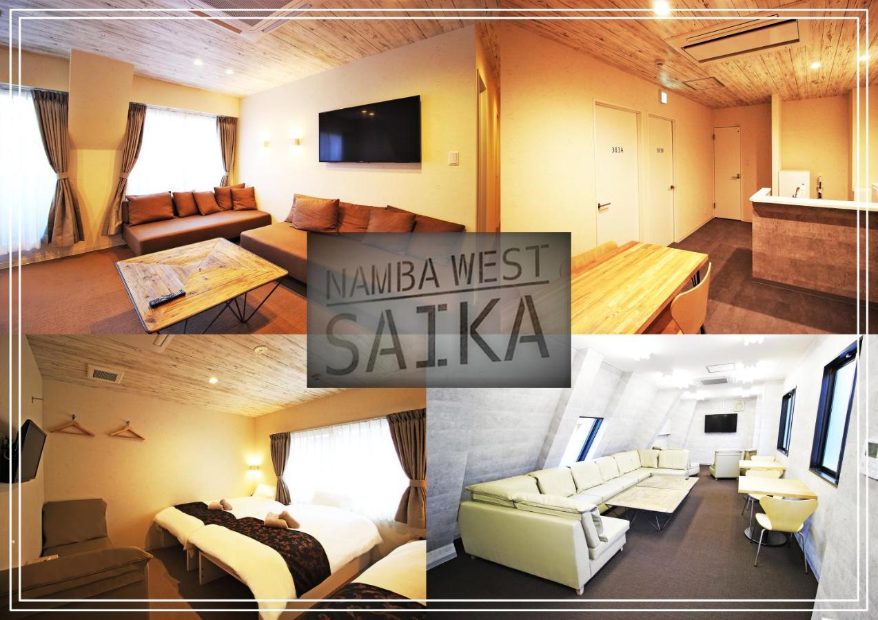 Apartamento Namba West Saika Osaka Exterior foto